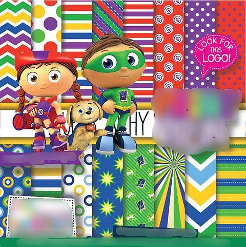 Kit Digital Papeis Super Wy