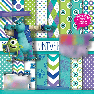 Kit Digital Papeis Monstros S.A