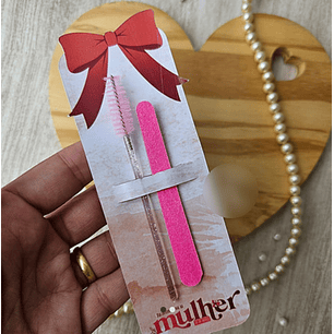 Arquivo Dia da Mulher Card Lixa e Cílios 