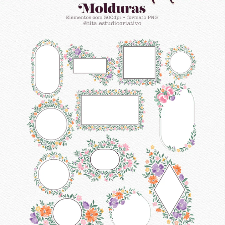 Arquivo Dia da Mulher Flor de Maria - Combo Ilustrações  3