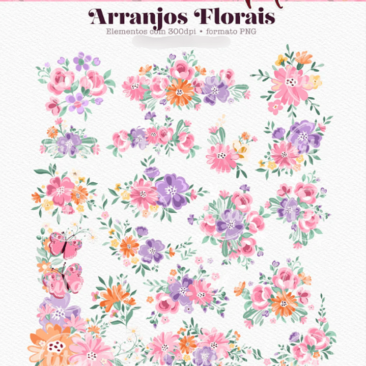 Arquivo Dia da Mulher Flor de Maria - Combo Ilustrações  6