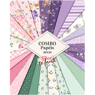 Kit Digital Dia da Mulher Combo Papéis 