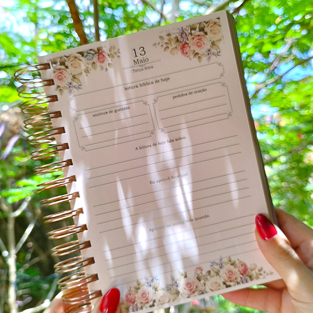 Arquivo Devocional Floral 2026 Wire-O  3