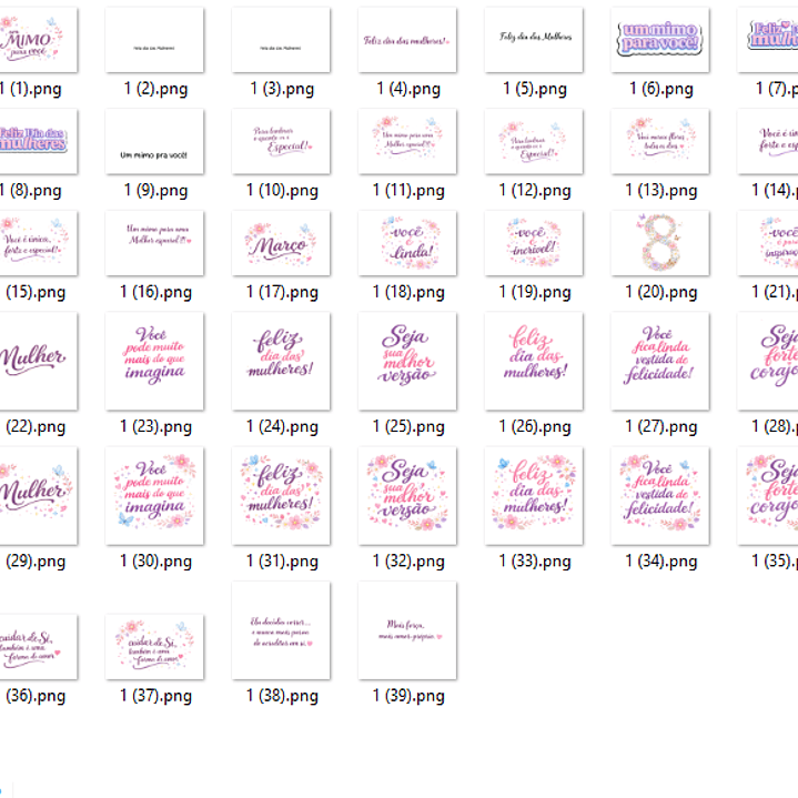 Kit Digital Dia da Mulher  3