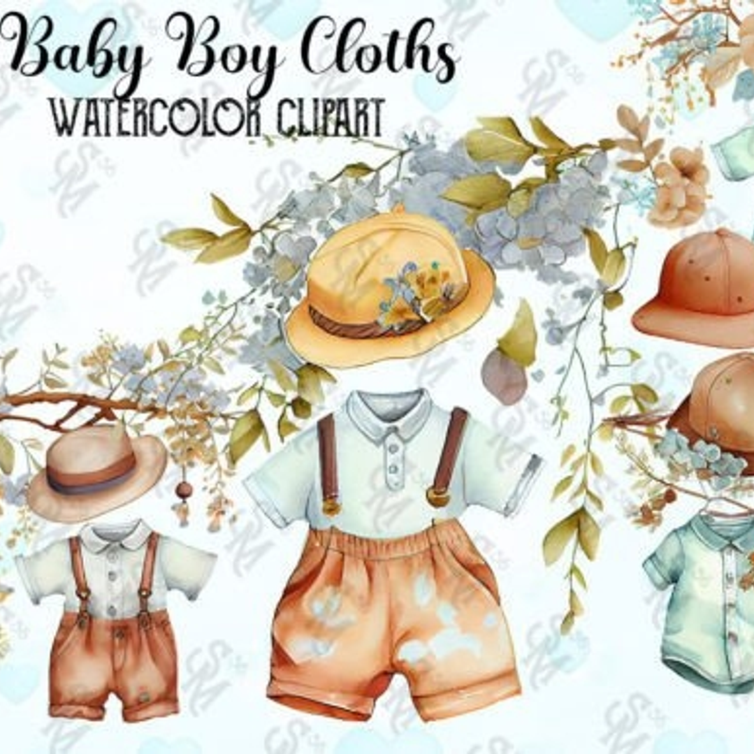 Kit Digital Roupinhas de Bêbê Boy 1