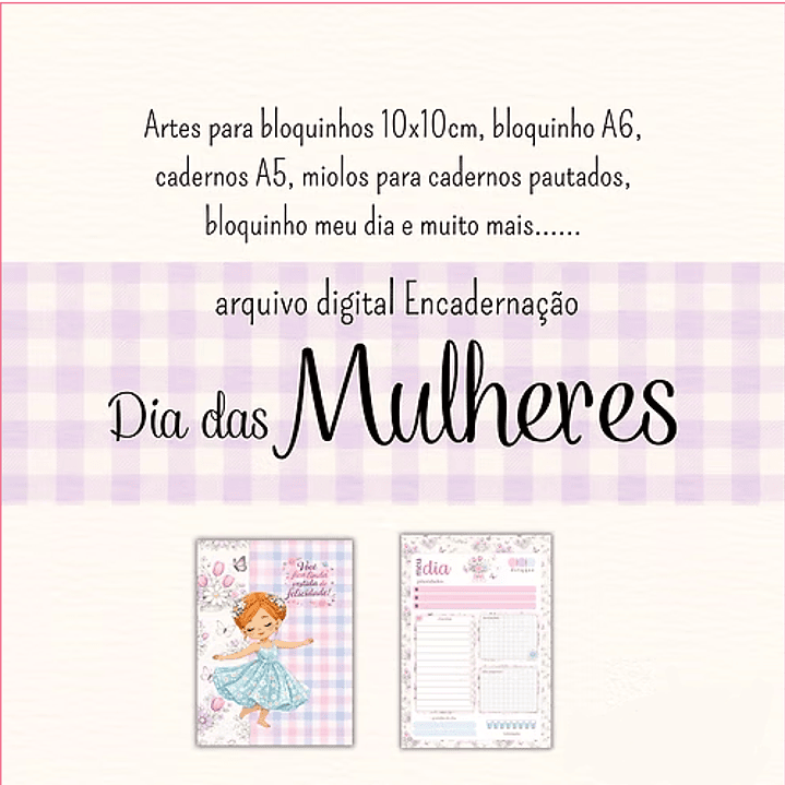 Arquivo Dia da Mulher Combo Encadernação 1