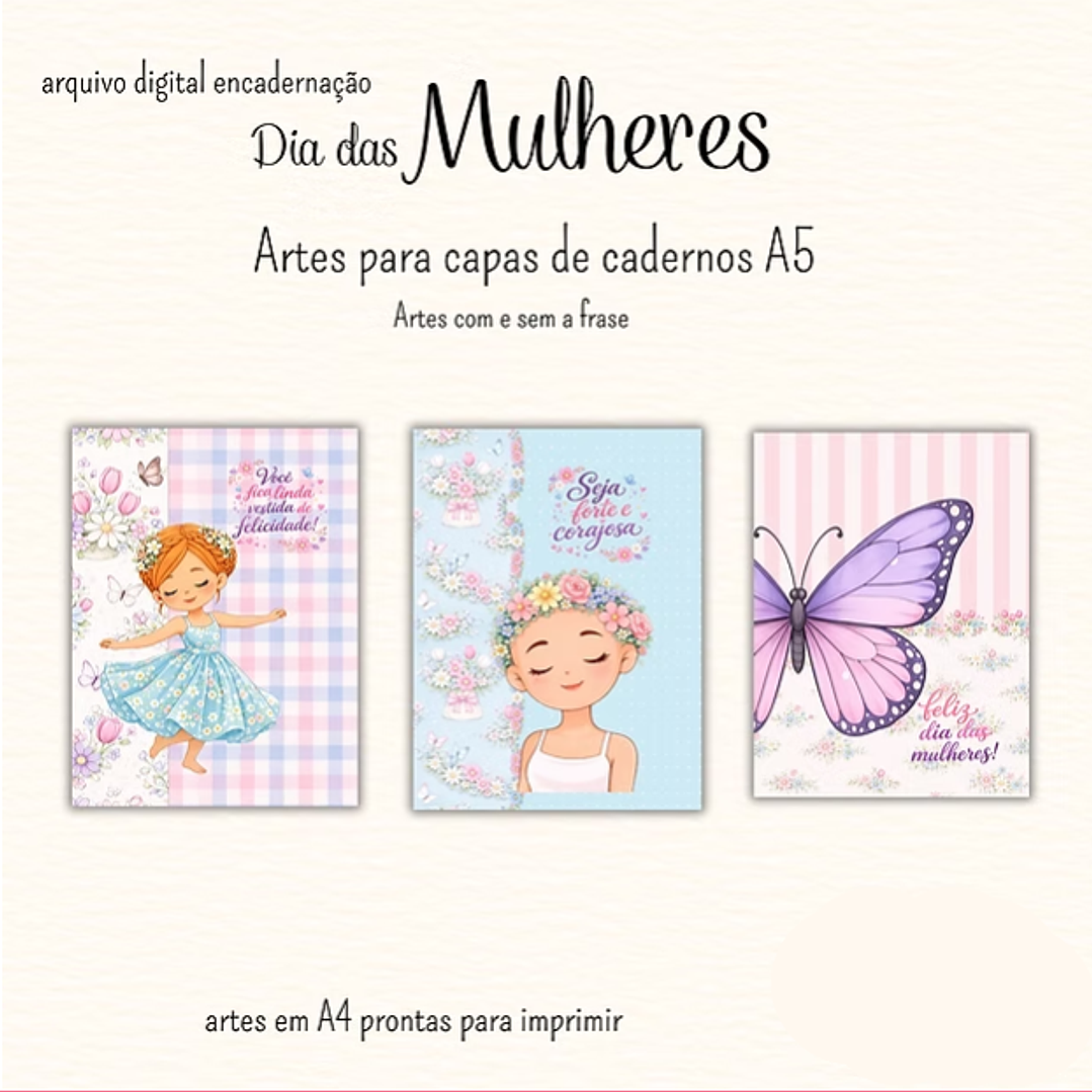 Arquivo Dia da Mulher Combo Encadernação 2