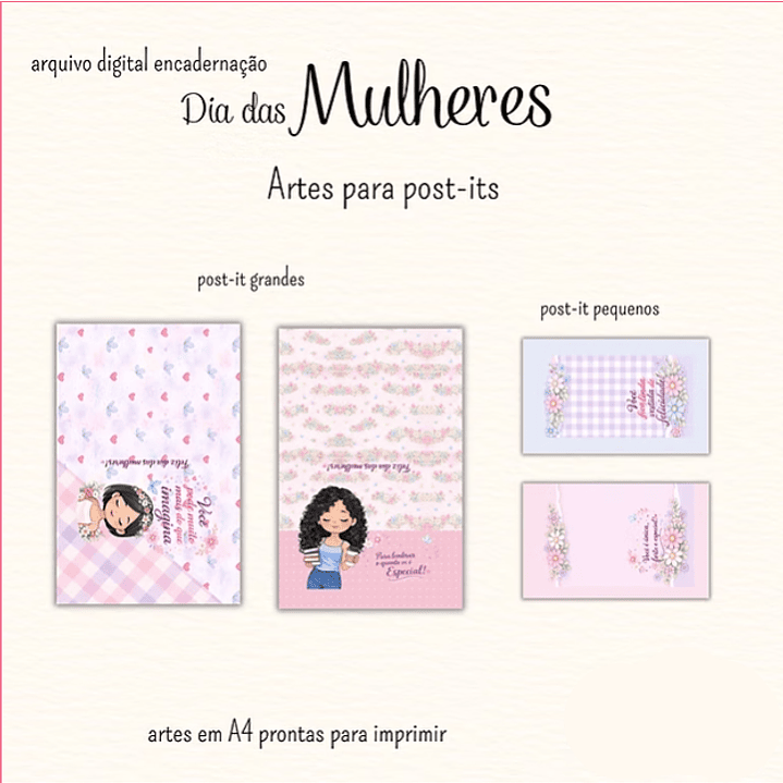 Arquivo Dia da Mulher Combo Encadernação 4