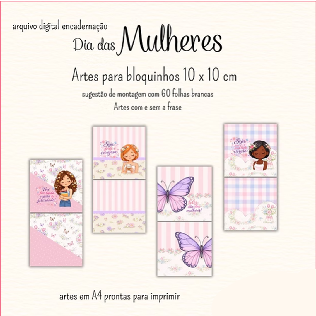 Arquivo Dia da Mulher Combo Encadernação 5