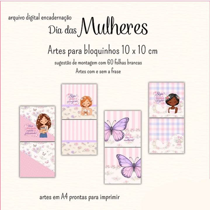 Arquivo Dia da Mulher Combo Encadernação 5