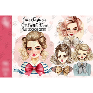 Kit Digital Linda Menina na Moda 