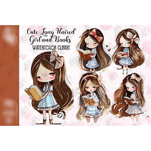 Kit Digital Menina Leitora 