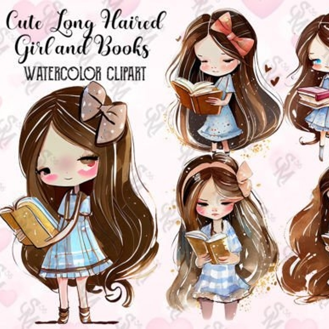 Kit Digital Menina Leitora  1