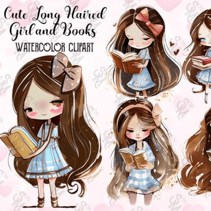 Kit Digital Menina Leitora  1