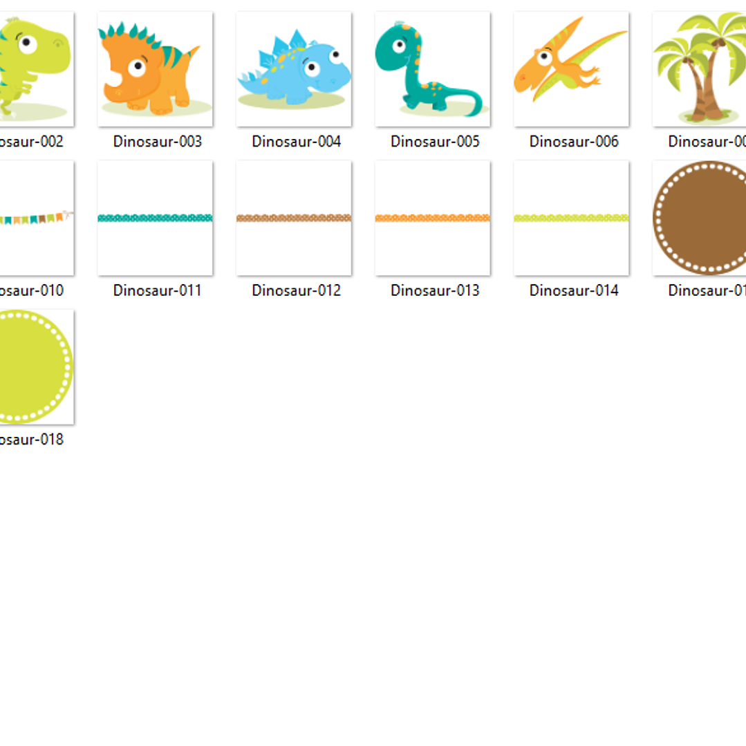 Kit Digital Dinossauros Baby 2