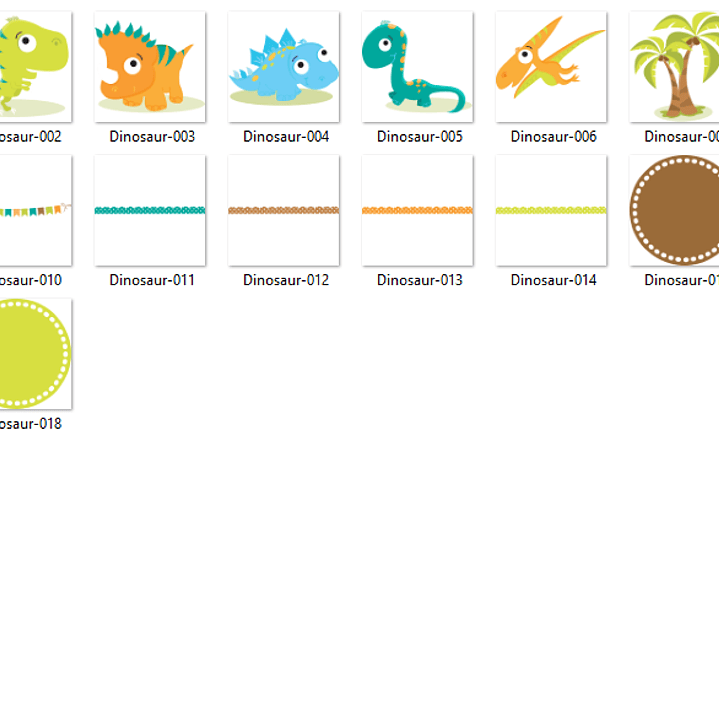 Kit Digital Dinossauros Baby 2