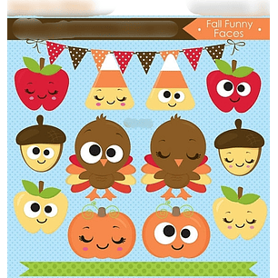 Kit Digital Frutinhas Engraçadas 