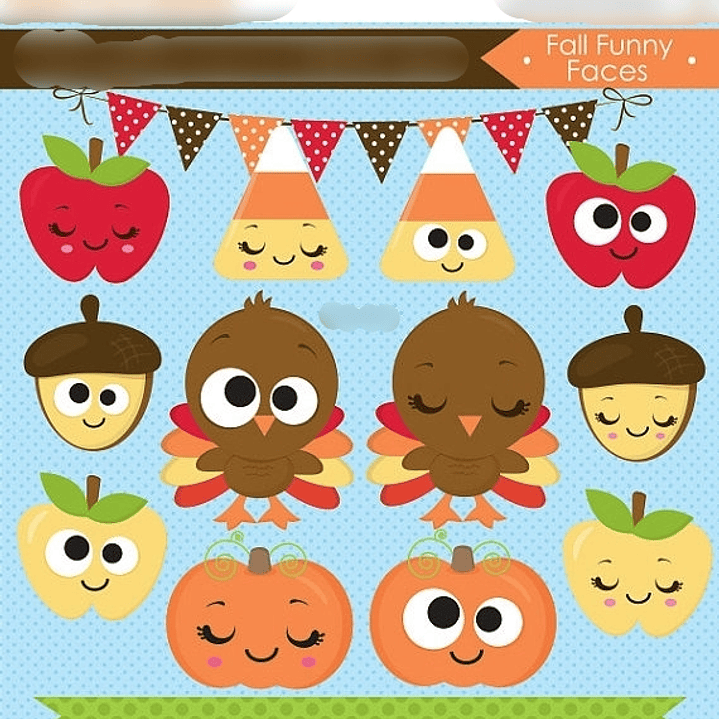 Kit Digital Frutinhas Engraçadas  1