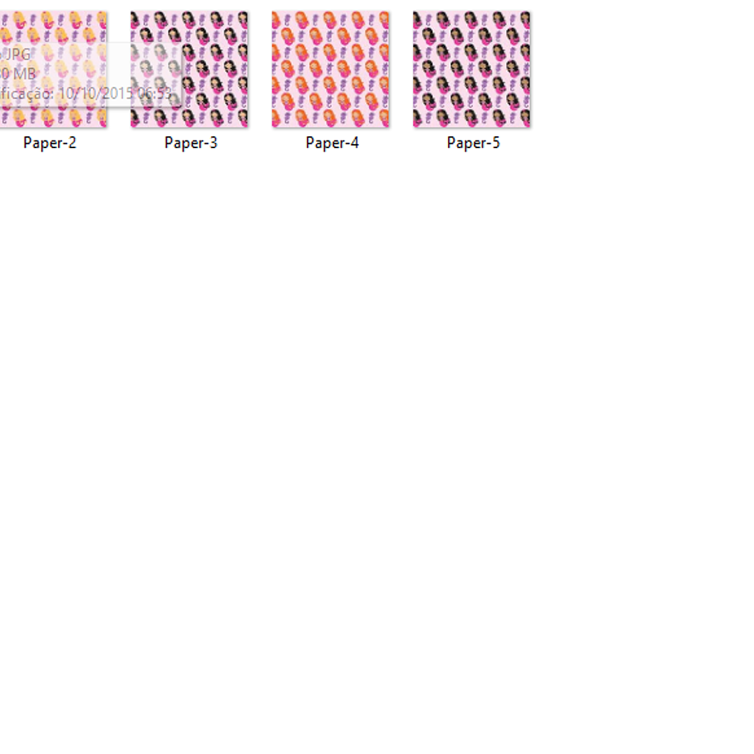 Kit Digital Sereias Fofinhas  4