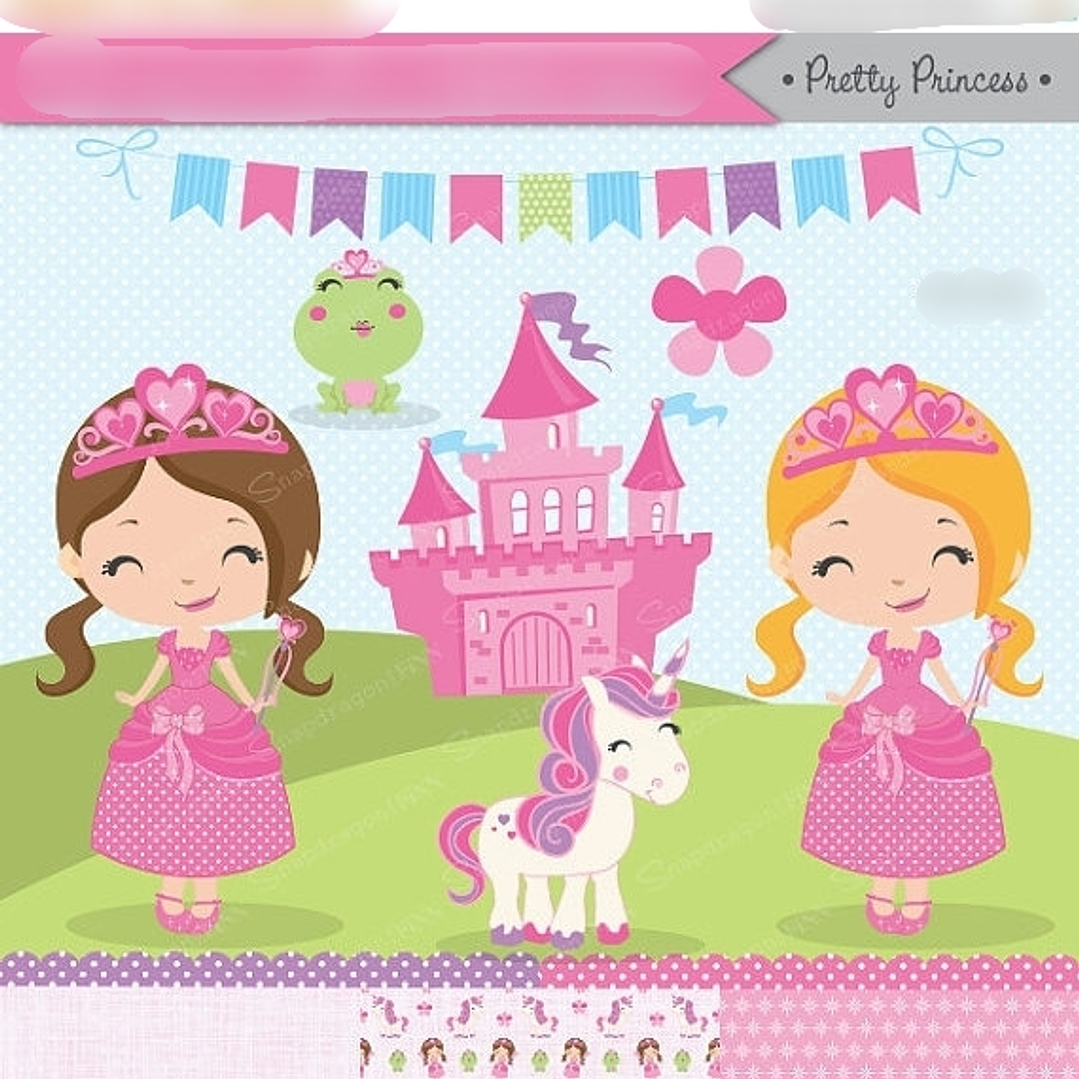Kit Digital Pequenas Princesas  1