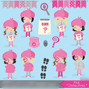 Kit Digital Meninas Detetive 