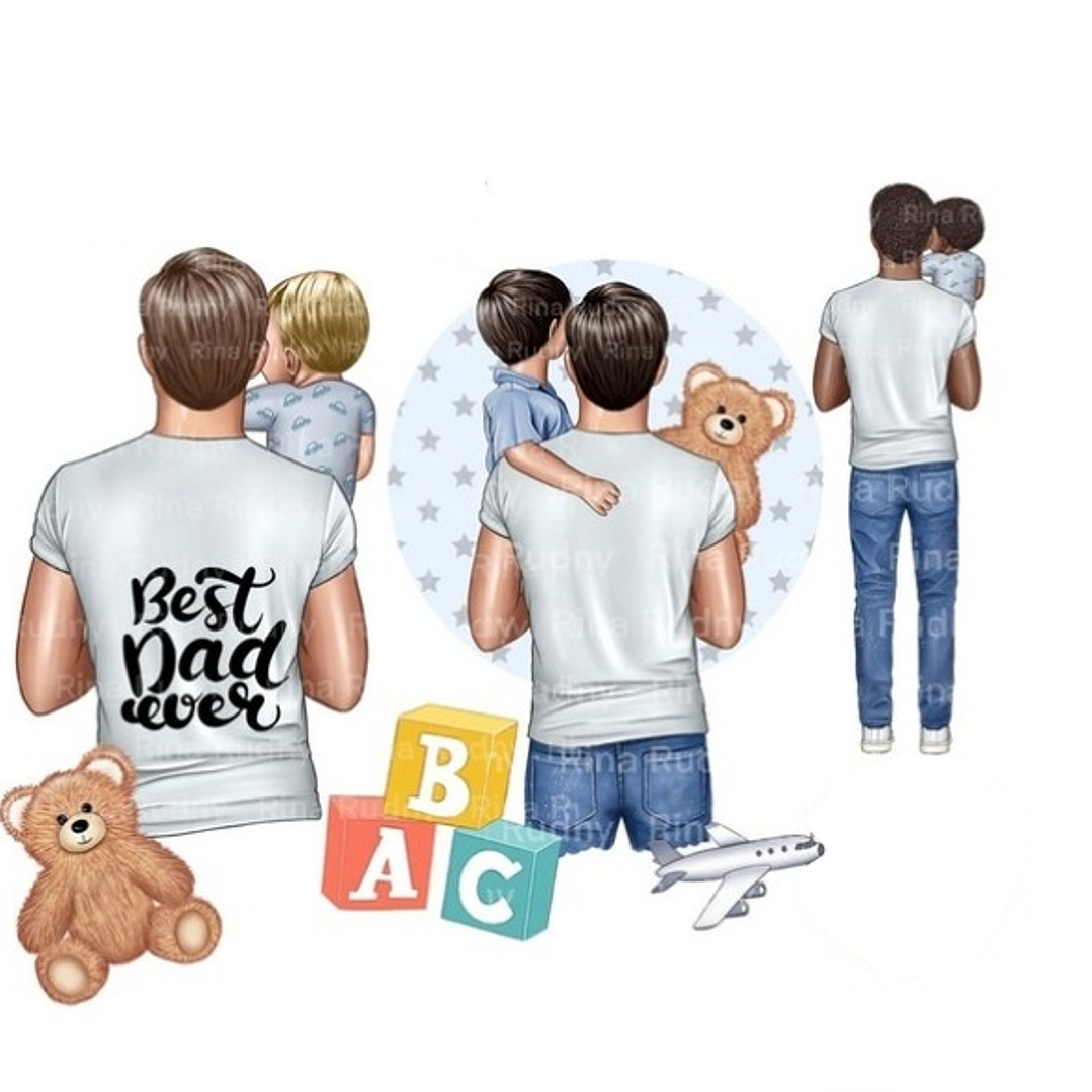 Kit Digital Melhor Pai Menino  1