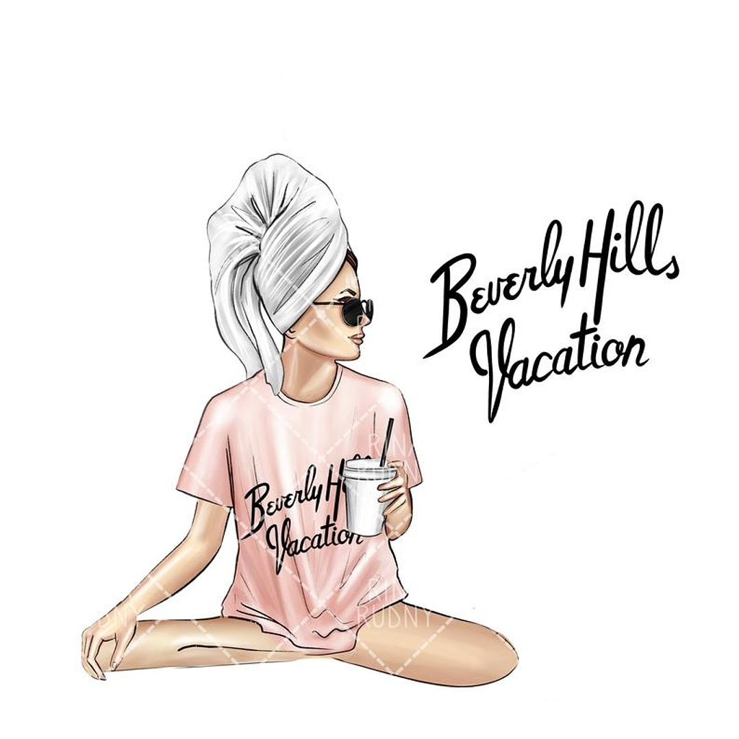 Kit Digital Menina De Férias  1