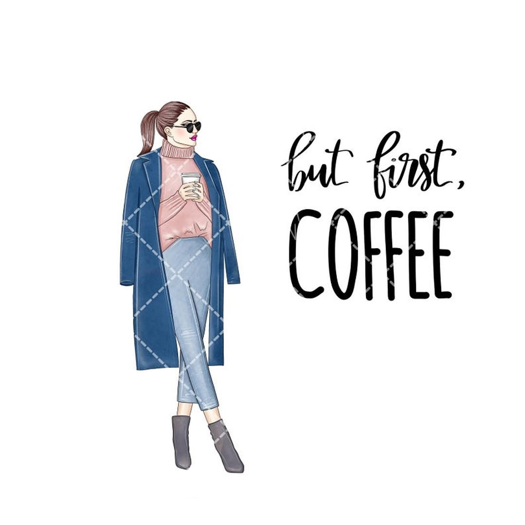 Kit Digital Menina Café 1