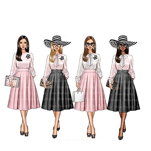 Kit Digital Meninas Fashion 