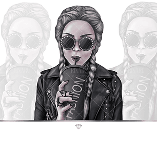 Kit Digital Menina Da Moda Descolada 