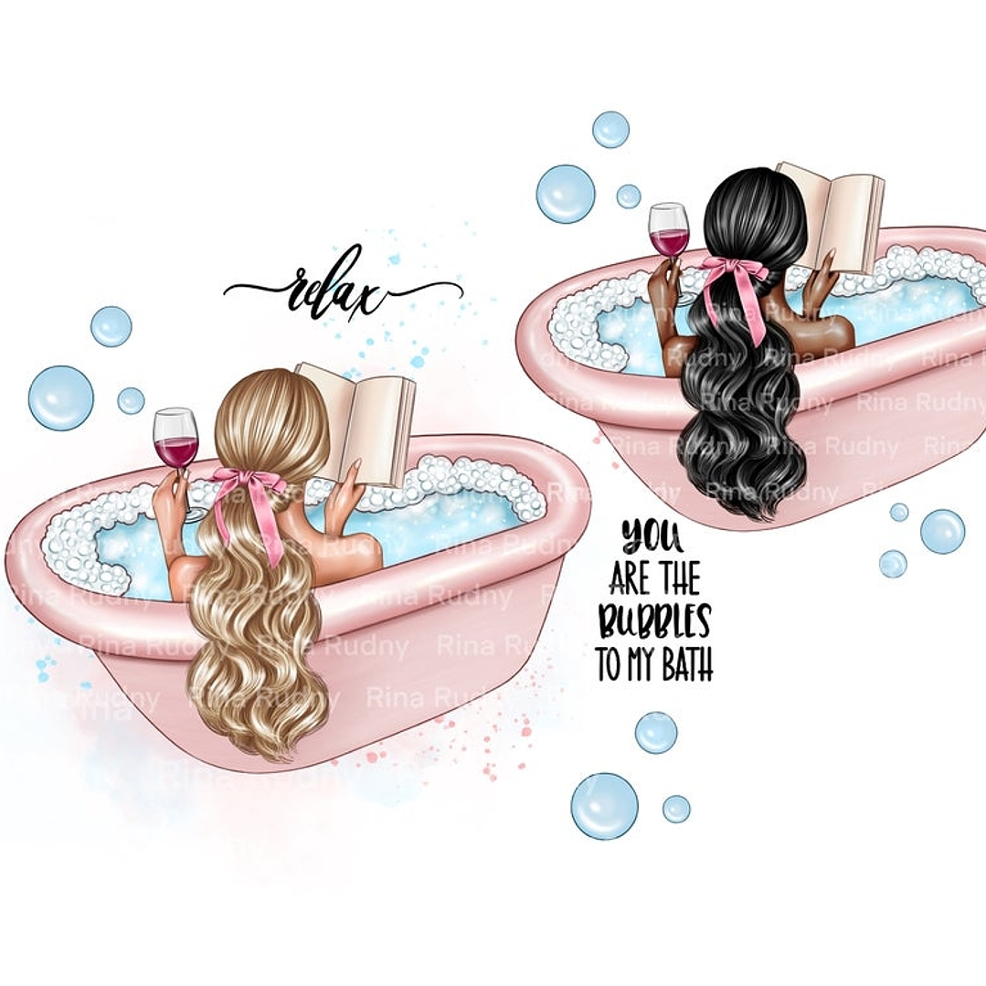 Kit Digital Meninas Banho Relaxante  1