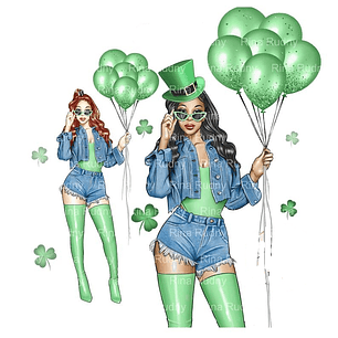 Kit Digital São Patricio Menina 