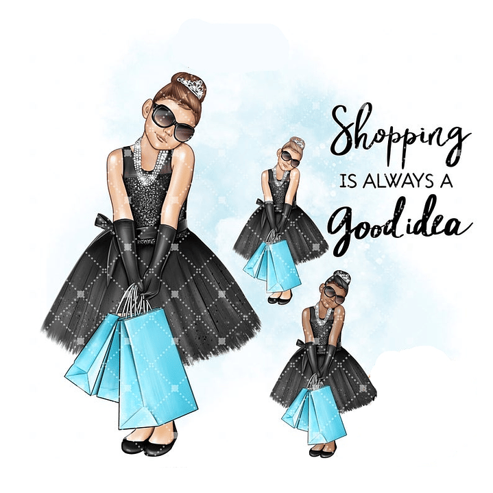 Kit Digital Menina As Compras  1