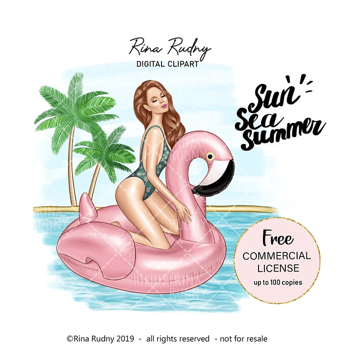 Kit Digital Sol Mar Verão  1