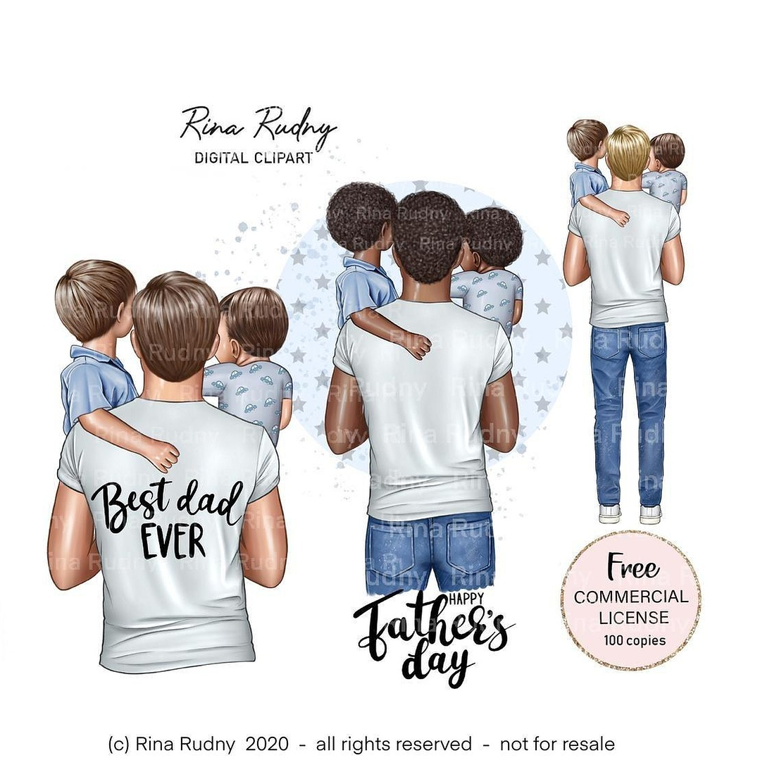 Kit Digital Pai De Menino  1