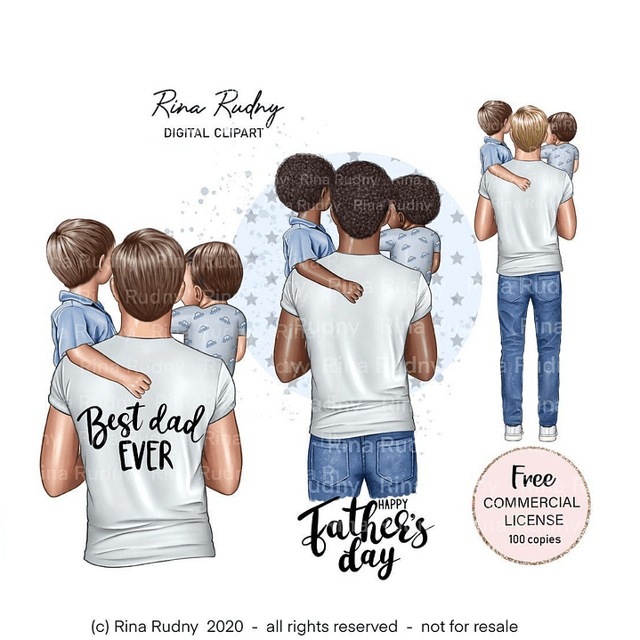 Kit Digital Pai De Menino  1