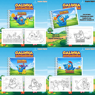 Arquivo Livro de Colorir Galinha Pintadinha 