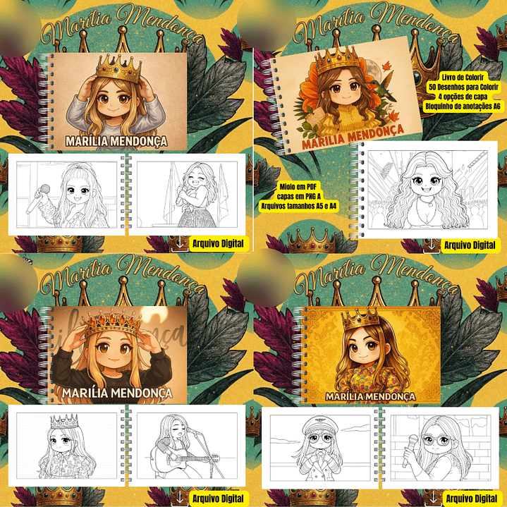 Arquivo Livro de Colorir Marília Medonça  1