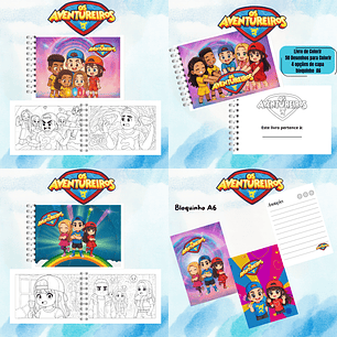Arquivo Livro de Colorir Os Aventureiros 