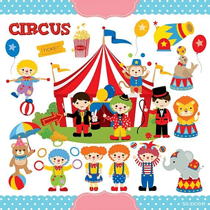 Kit Digital Circo do Palhaço 