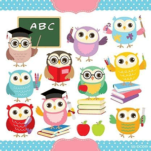 Kit Digital Corujinhas Escolar 