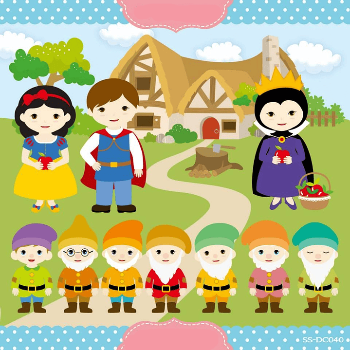 Kit Digital Branca de Neve e os 7 Anões 1