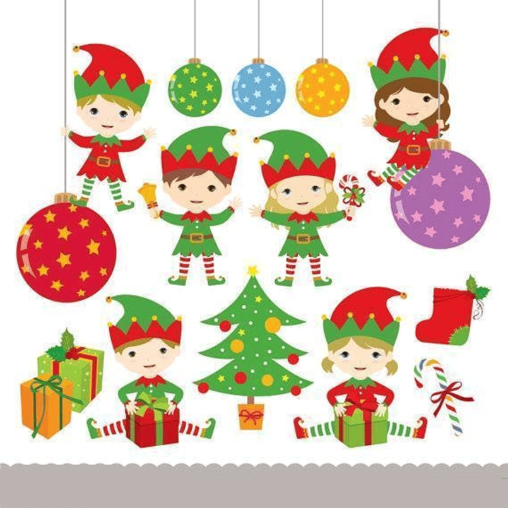 Kit Digital Duendes de Natal 1