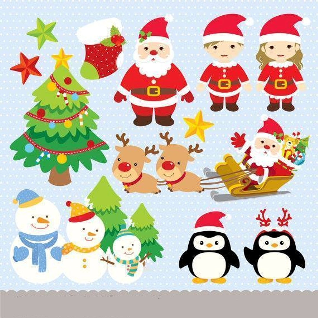 Kit Digital Papai Noel  1