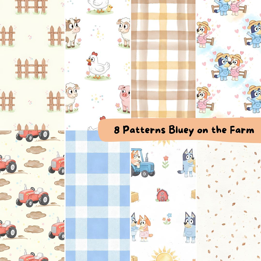 Kit Digital Bluey na Fazenda  6