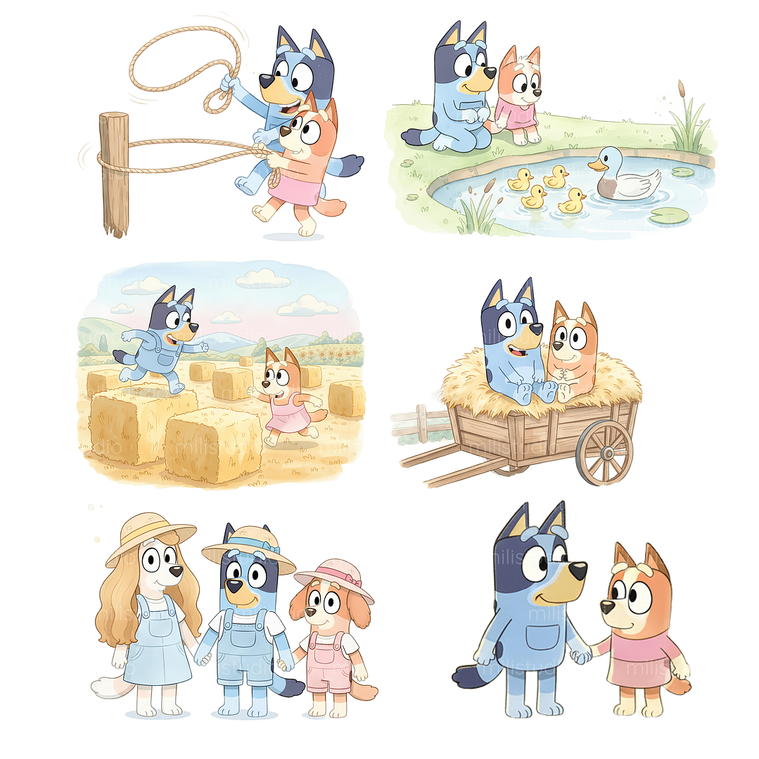 Kit Digital Bluey na Fazenda  10