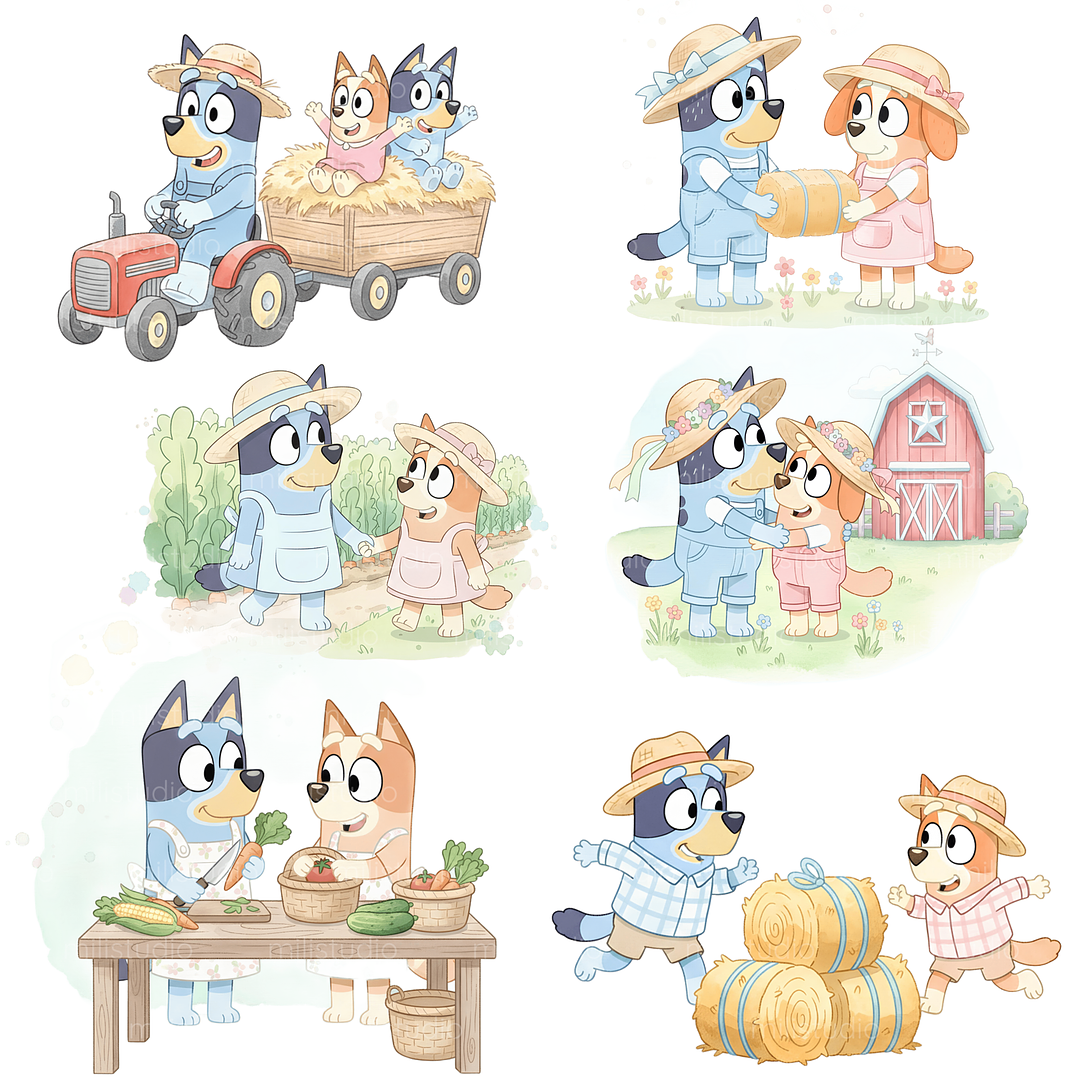 Kit Digital Bluey na Fazenda  14