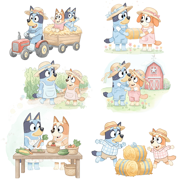 Kit Digital Bluey na Fazenda  14