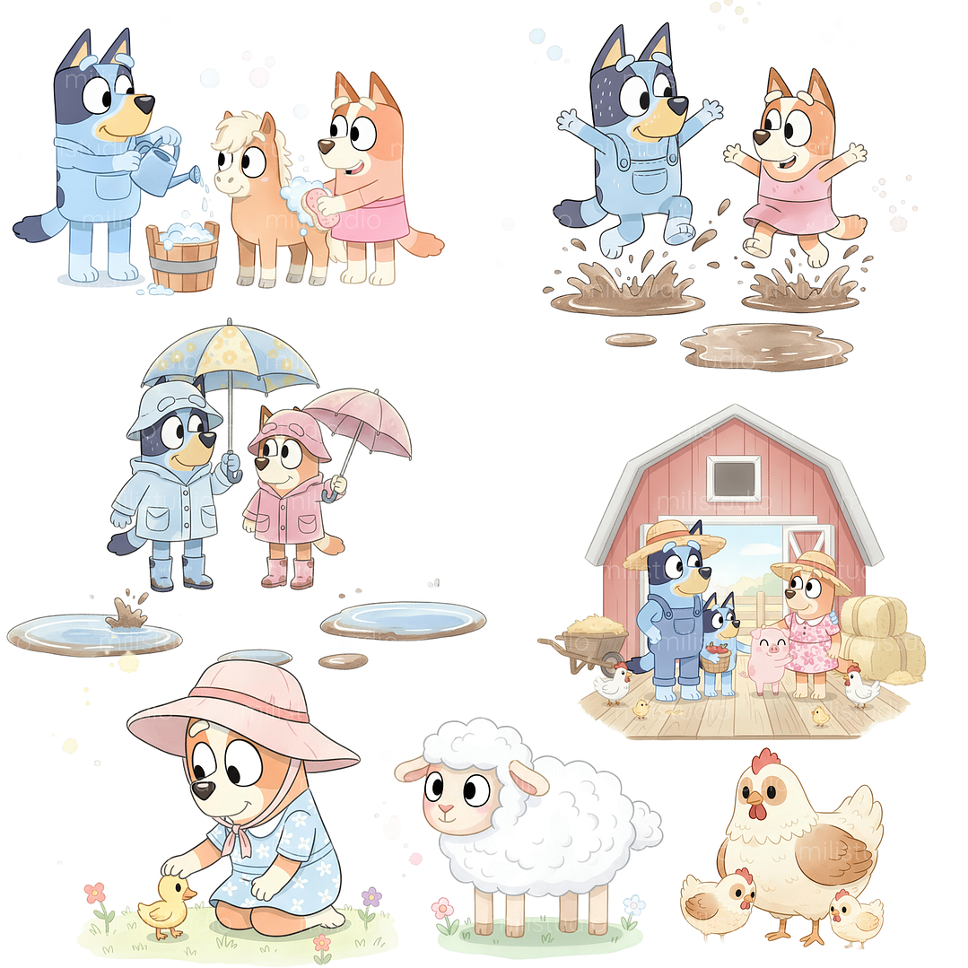 Kit Digital Bluey na Fazenda  15