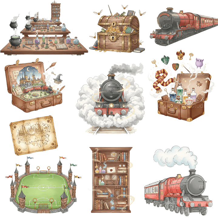 Kit Digital Harry Potter  9